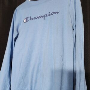 Champion Blue Long Sleeve Tee